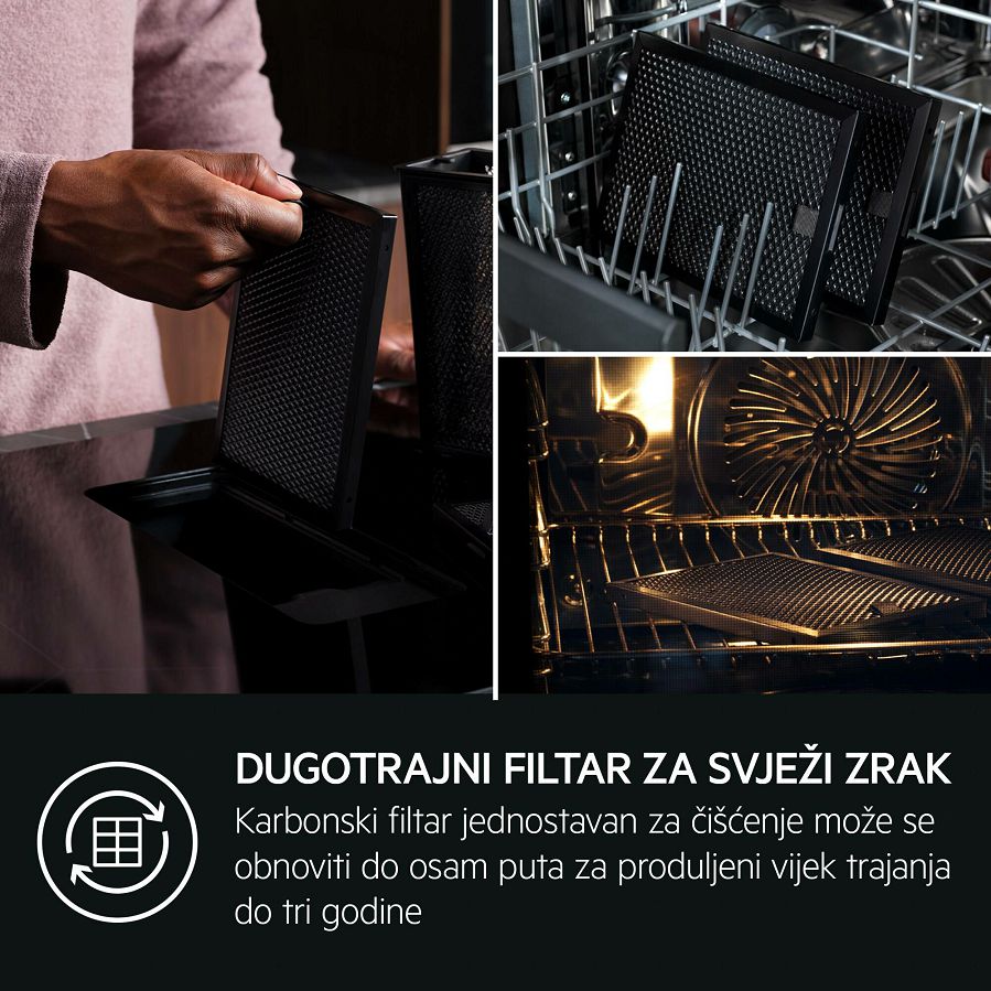 Ploča s napom AEG NCH74B01AB (650m3h)