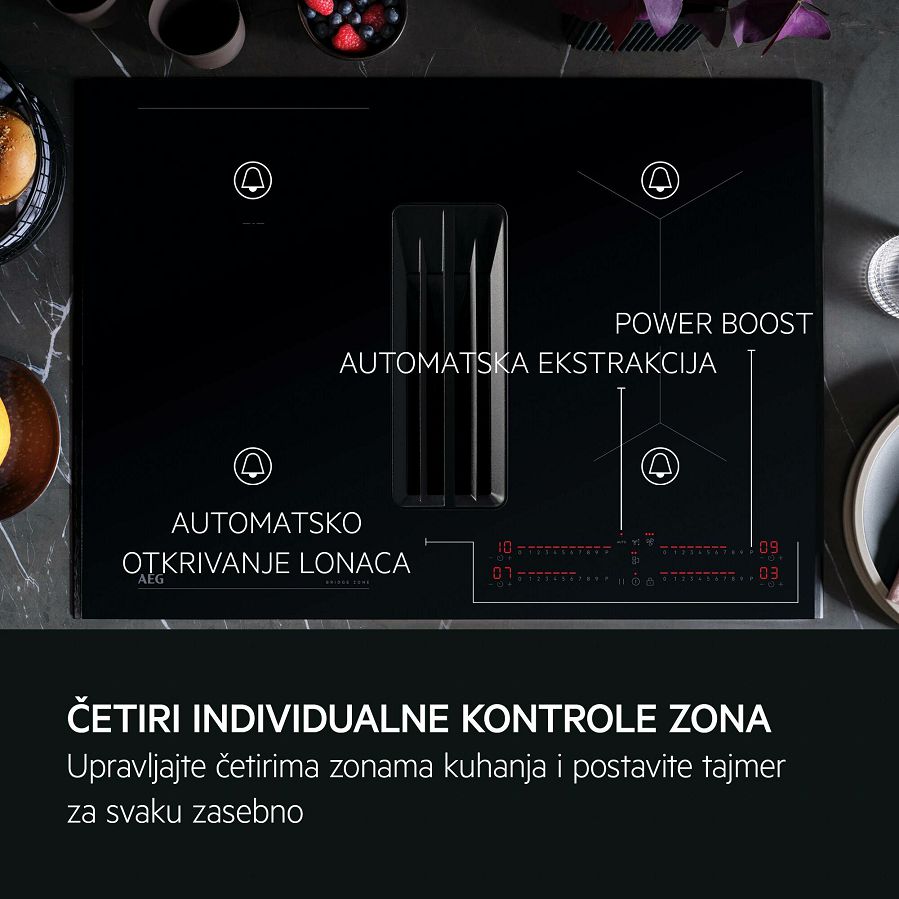 Ploča s napom AEG NCH74B01AB (650m3h)