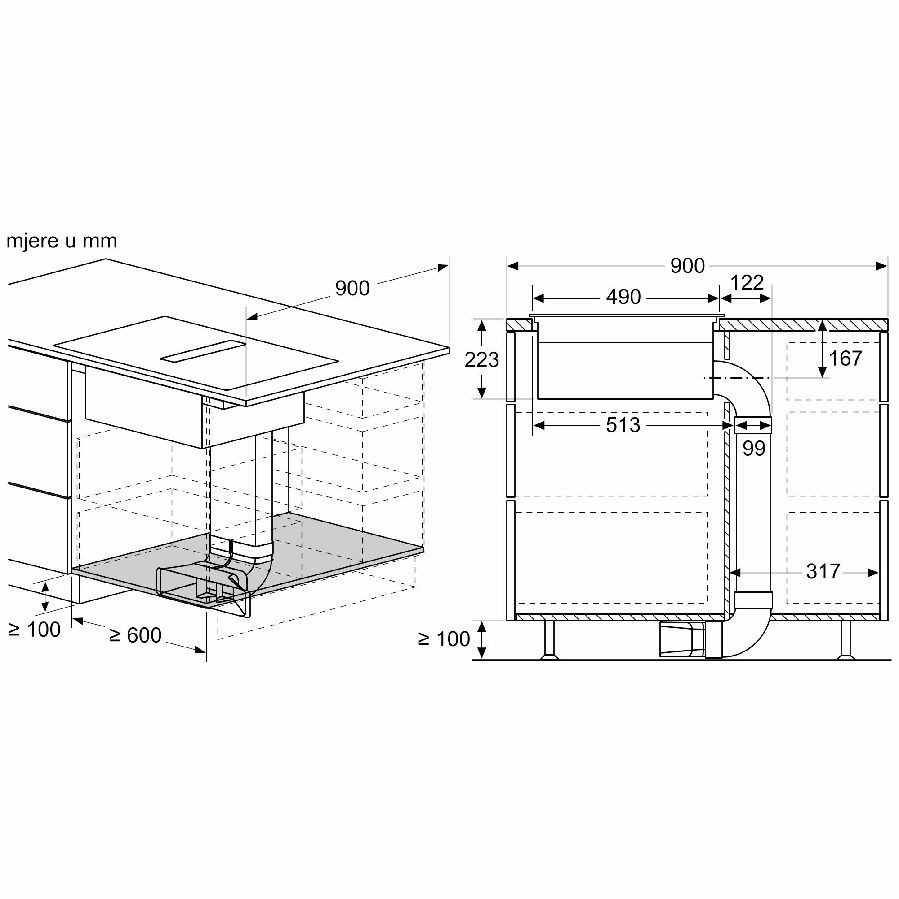 Ploča s napom Bosch PVQ731H26E