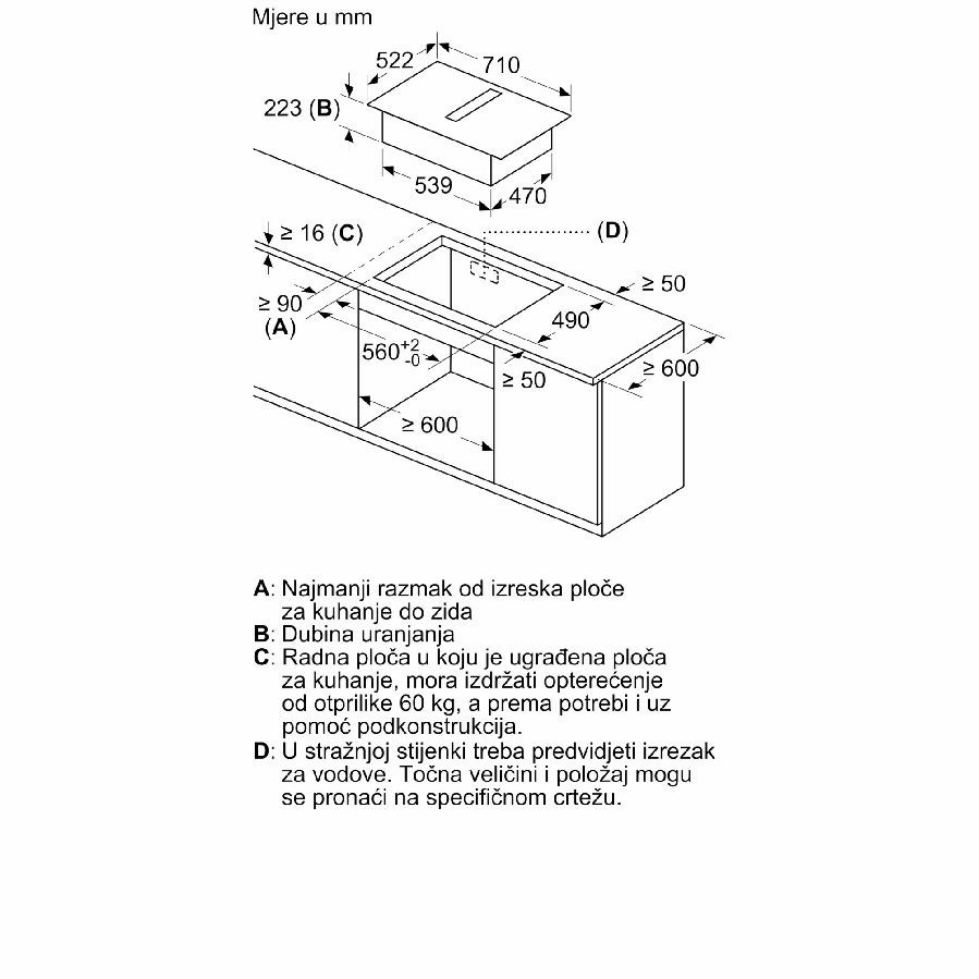 Ploča s napom Bosch PVQ731H26E