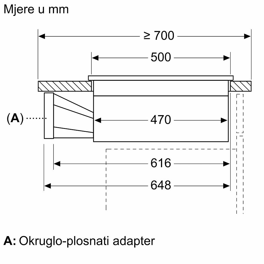 Ploča s napom Bosch PVS611B16E