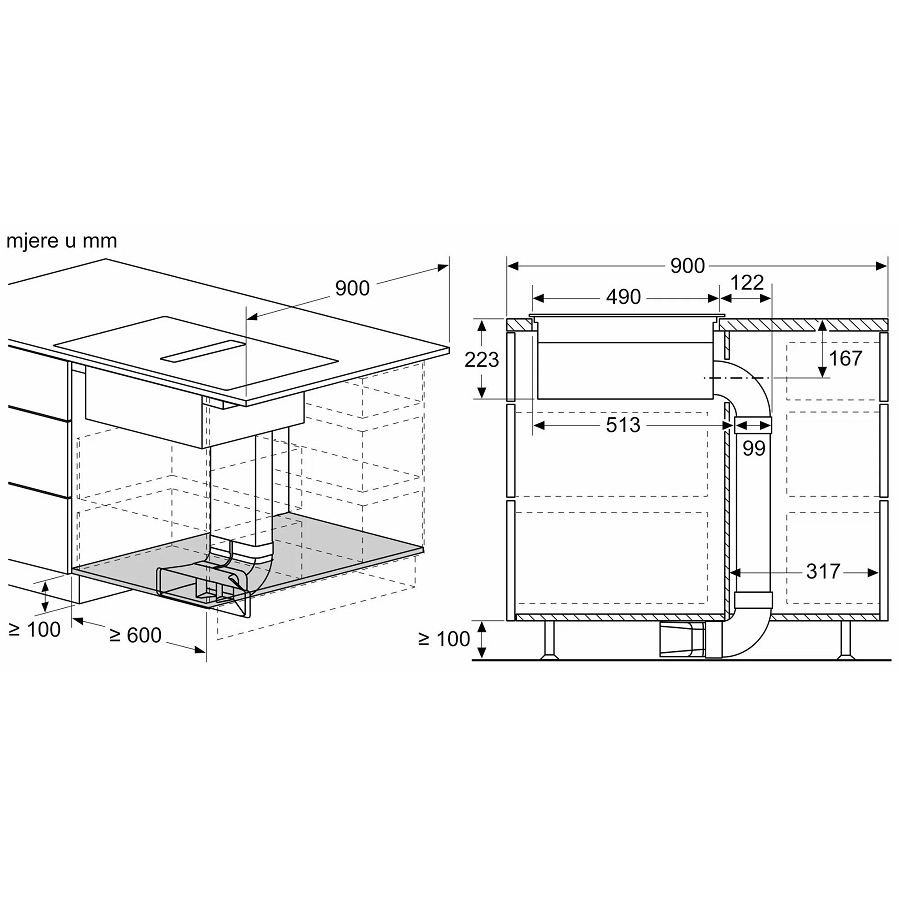 Ploča s napom Bosch PVS611B16E
