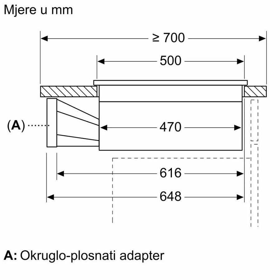 Ploča s napom Bosch PXX875D67E