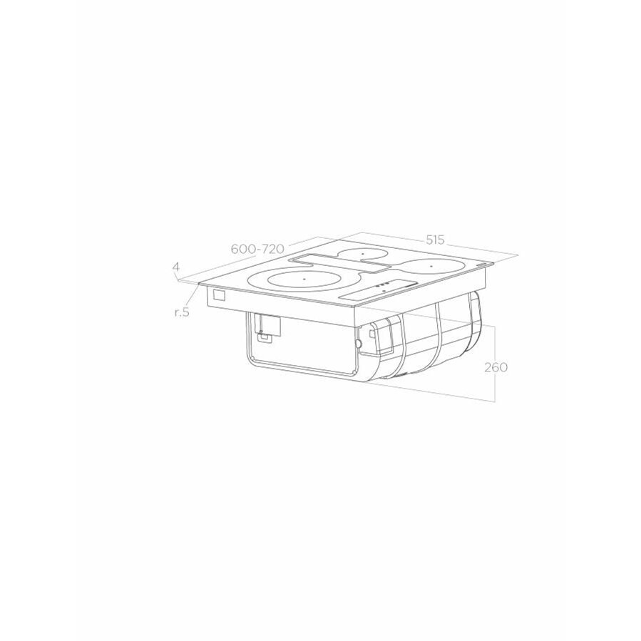 Ploča s napom Elica NikolaTesla Fit 3Z BL/A/72 PRF0184551