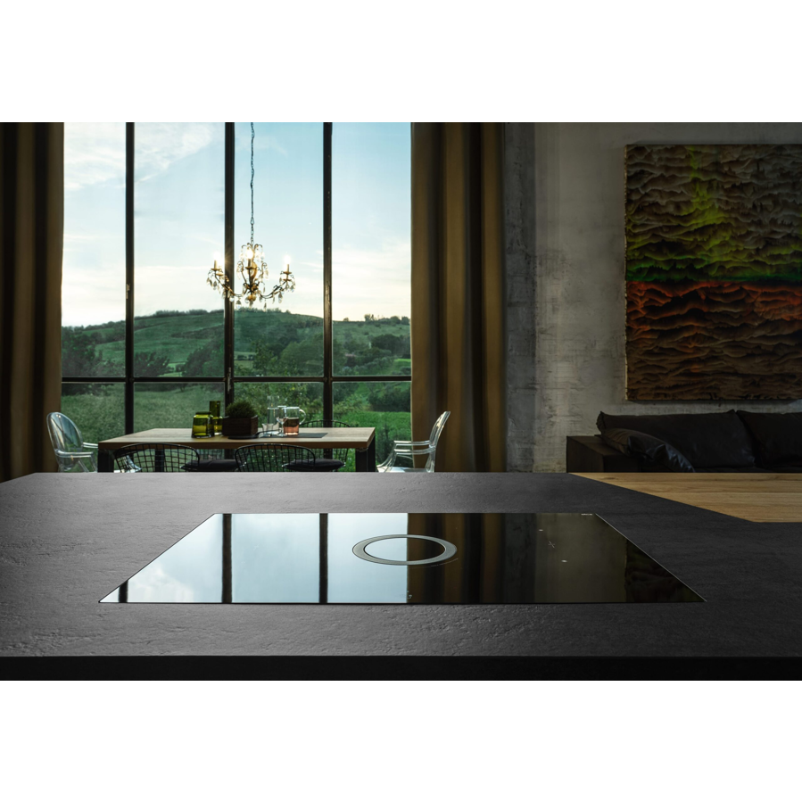 Ploča s napom Elica NikolaTesla One HP RAW BR/A/83 MatBlack PRF0200577