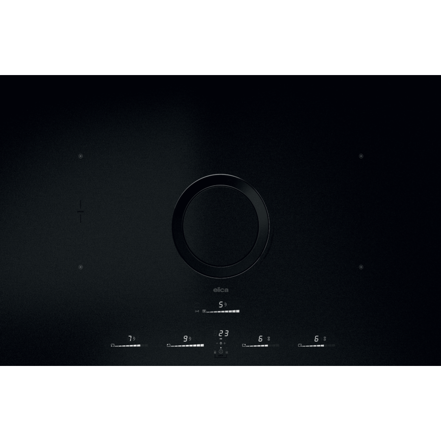 Ploča s napom Elica NikolaTesla Switch Glow RAW BR/A/83 MatBlack PRF0200583