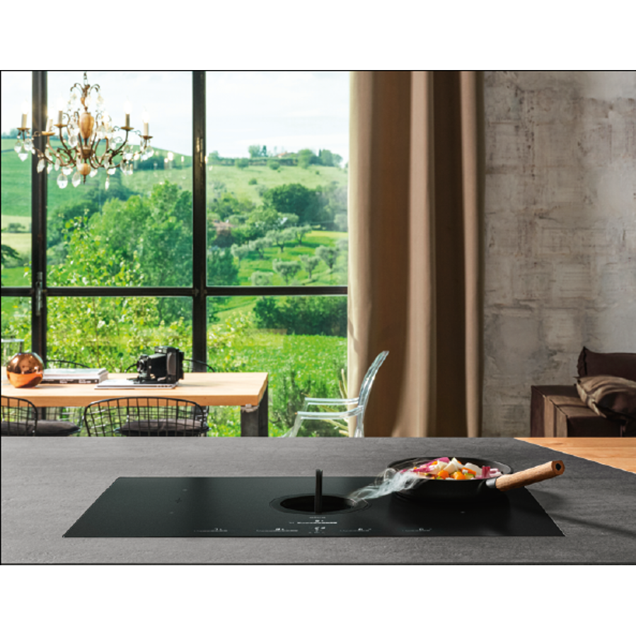 Ploča s napom Elica NikolaTesla Switch Glow RAW BR/A/83 MatBlack PRF0200583