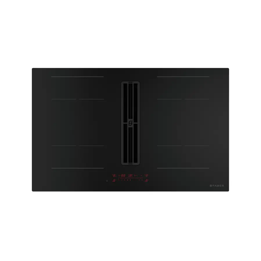 Ploča s napom Faber Galileo Pure Black Mat A830 (720m3/h) 340.0744.741