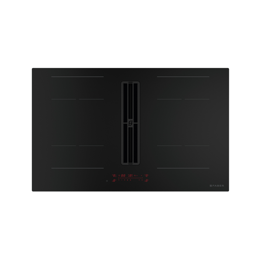 Ploča s napom Faber Galileo Pure Black Mat F830 (720m3/h) 340.0744.640