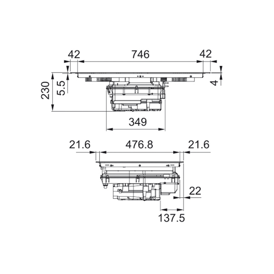 Ploča s napom Faber Galileo Stripes F830 340.0708.969