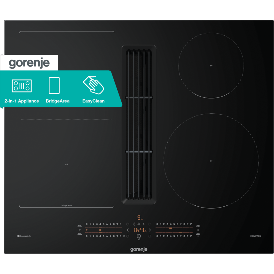 Ploča s napom Gorenje GEH6432BSCWF WiFi (627m3/h)
