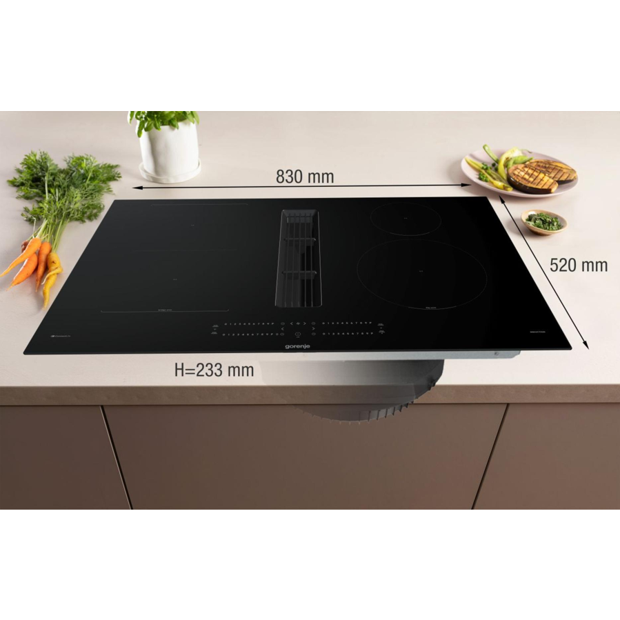 Ploča s napom Gorenje GEH8432BSCWF WiFi (627m3/h)