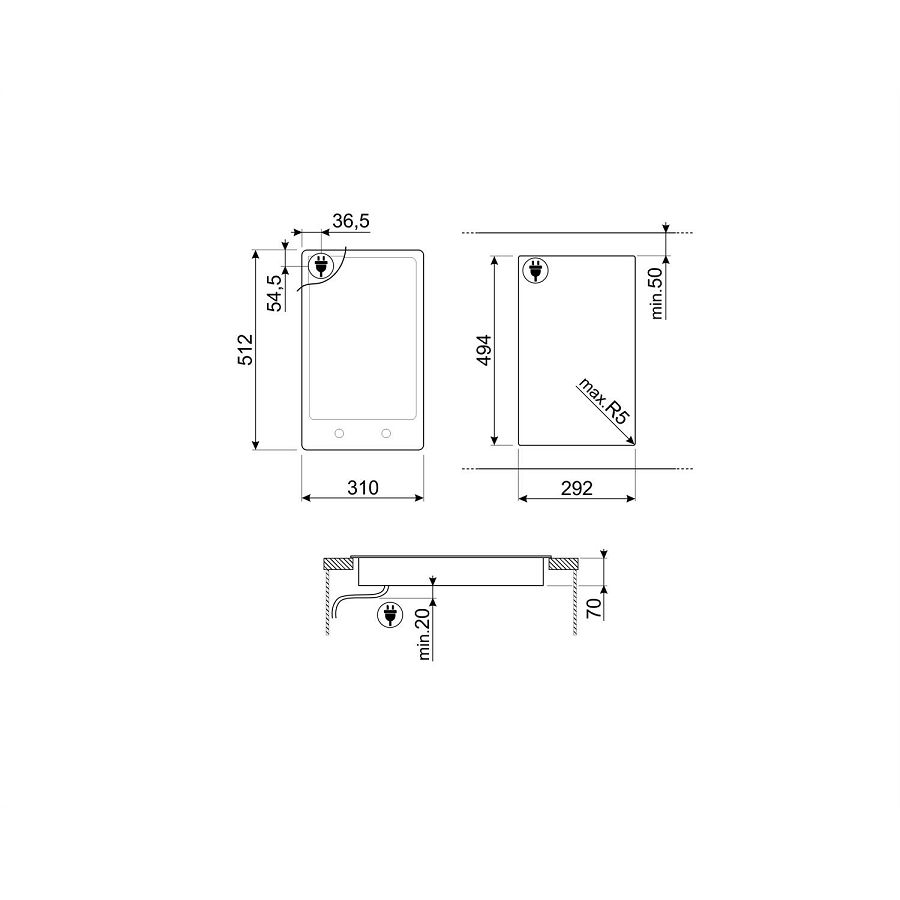 Ploča Smeg PGF32I-1