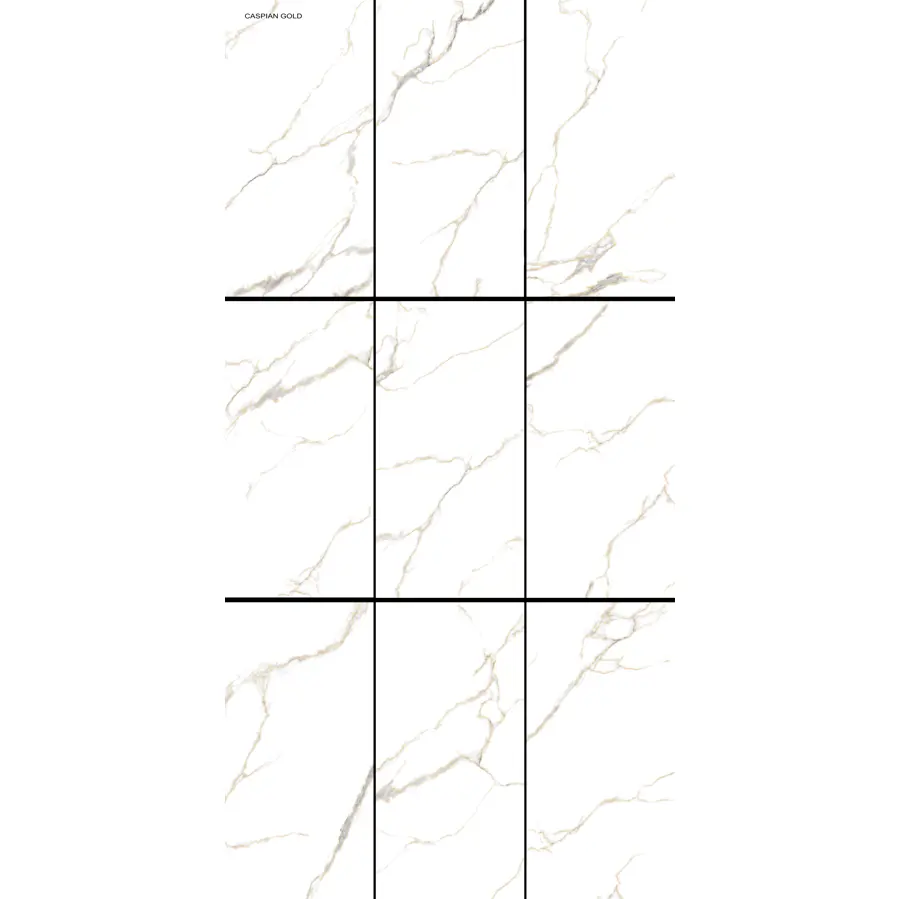 Pločica keramička CASPIAN GOLD glossy 600x1200mm 2kom 1.44m2