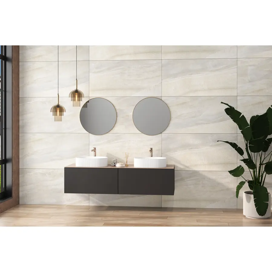 Pločica keramička CRYSTAL CREMA suger 600x1200mm 2kom 1.44m2