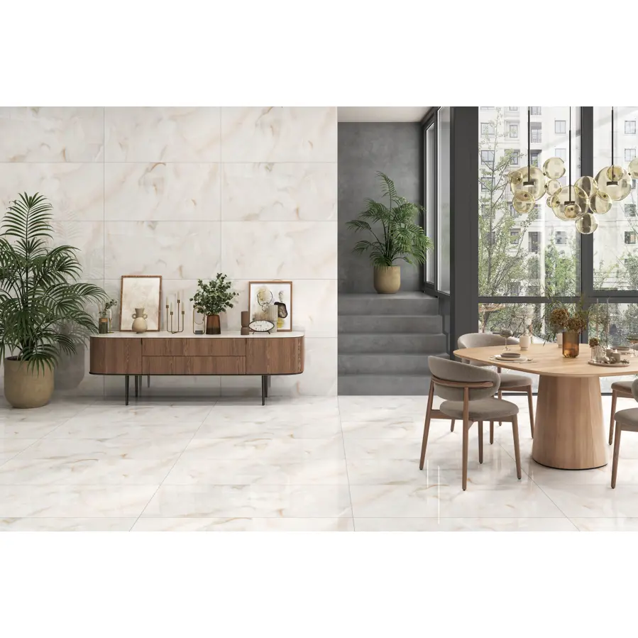 Pločica keramička CUBIX CREMA glossy 600x1200mm 2kom 1.44m2