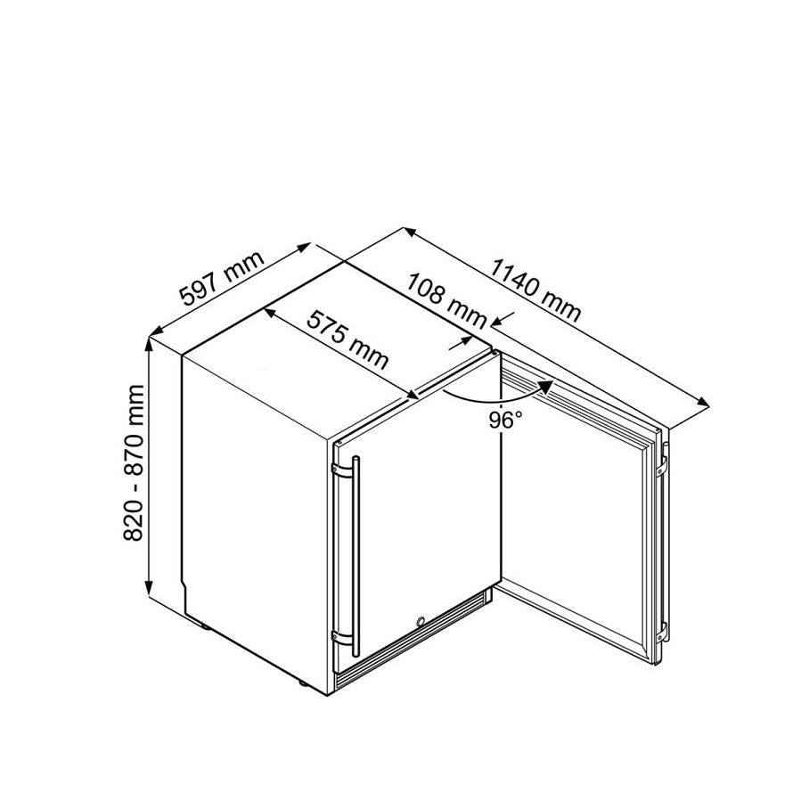 Podpultni hladnjak Liebherr Okes1750 Outdoor - 82cm