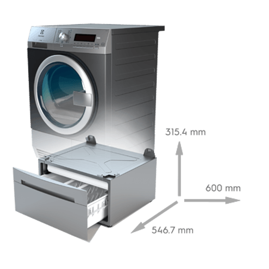 Postolje s ladicom za perilicu ili sušilicu rublja Electrolux MyPRO 914890134