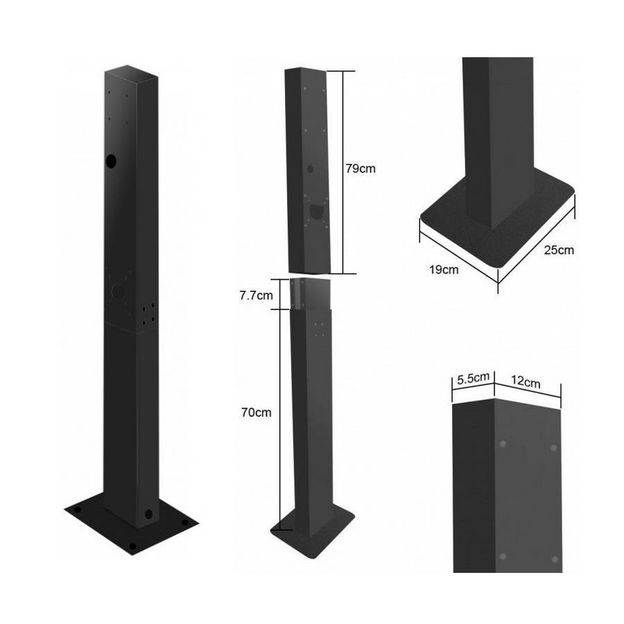 Postolje za EV punjač Green Cell EVSTND01 solo