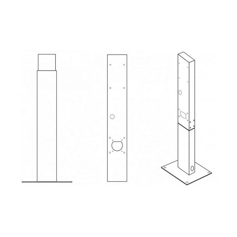 Postolje za EV punjač Green Cell EVSTND01 solo