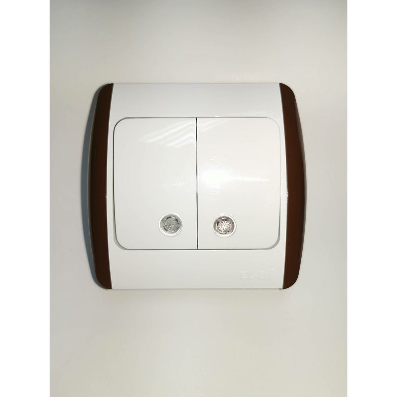 Prekidač ELBi Zirve serijski sa lampicom