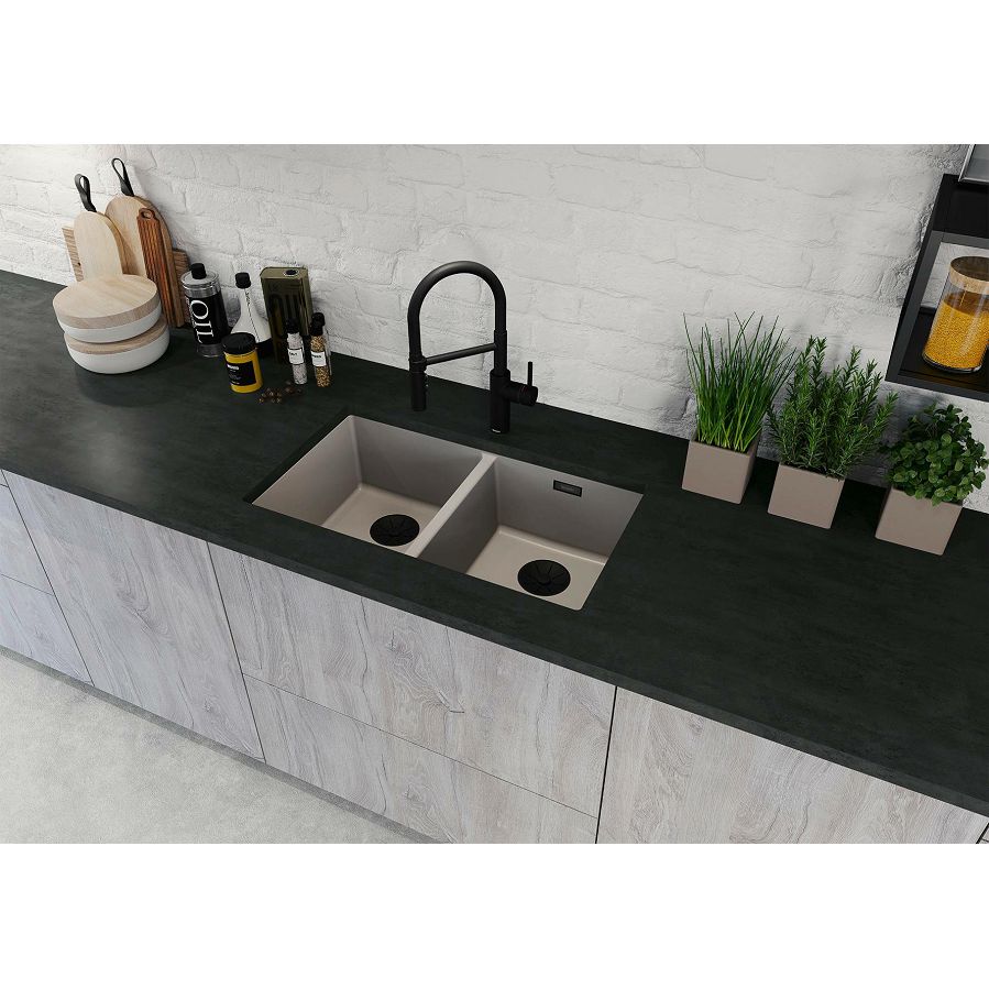 Pribor Blanco InFino Black Edition set za dva korita 239979