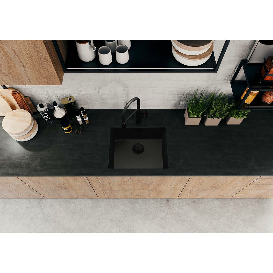 Pribor Blanco InFino Black Edition set za jedno korito 239975