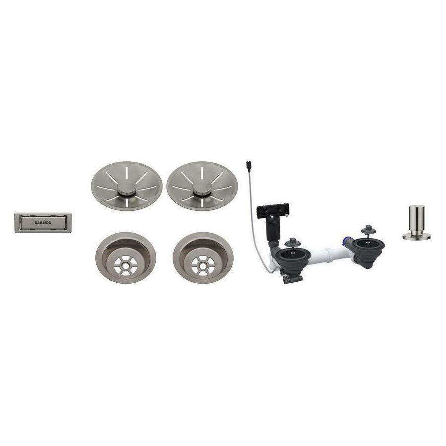 Pribor Blanco InFino satin dark platinum set za dva korita s dalj. 207445