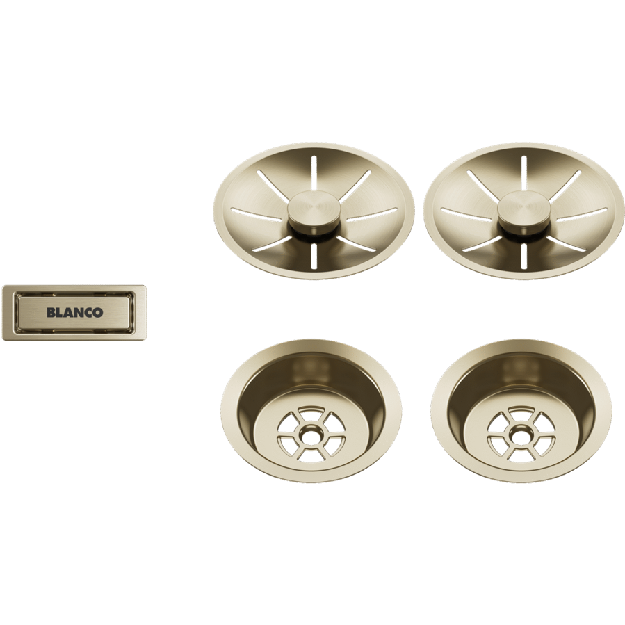 Pribor Blanco InFino satin gold set za dva korita bez dalj. 203477