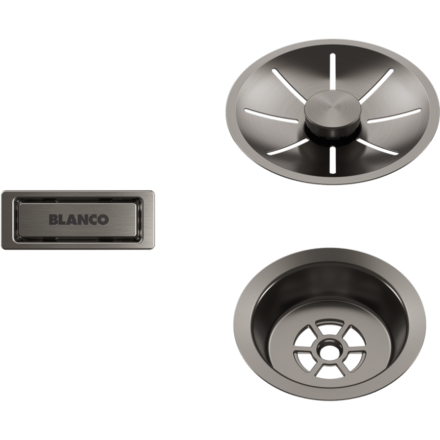 Pribor Blanco InFino satin platinum set za jedno korito bez dalj. 207406