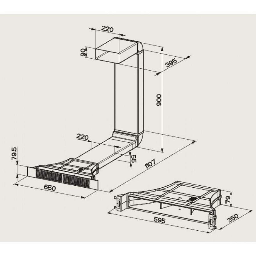 Pribor za napu Faber + filter 112.0605.735