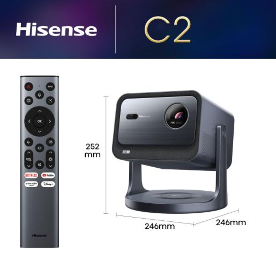 Projektor Hisense C2 4K VidaaU7 MiniSmart