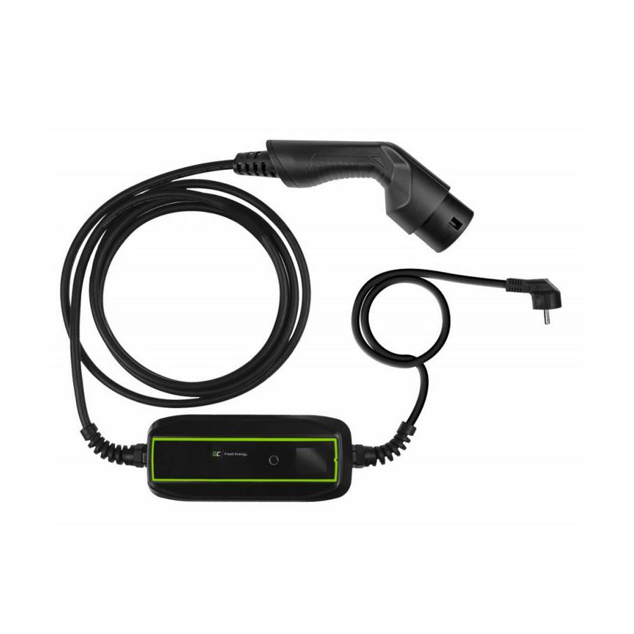Punjač za EV Green Cell EV16 3.6kW, 10/16A Schuko Tip2 6,5m
