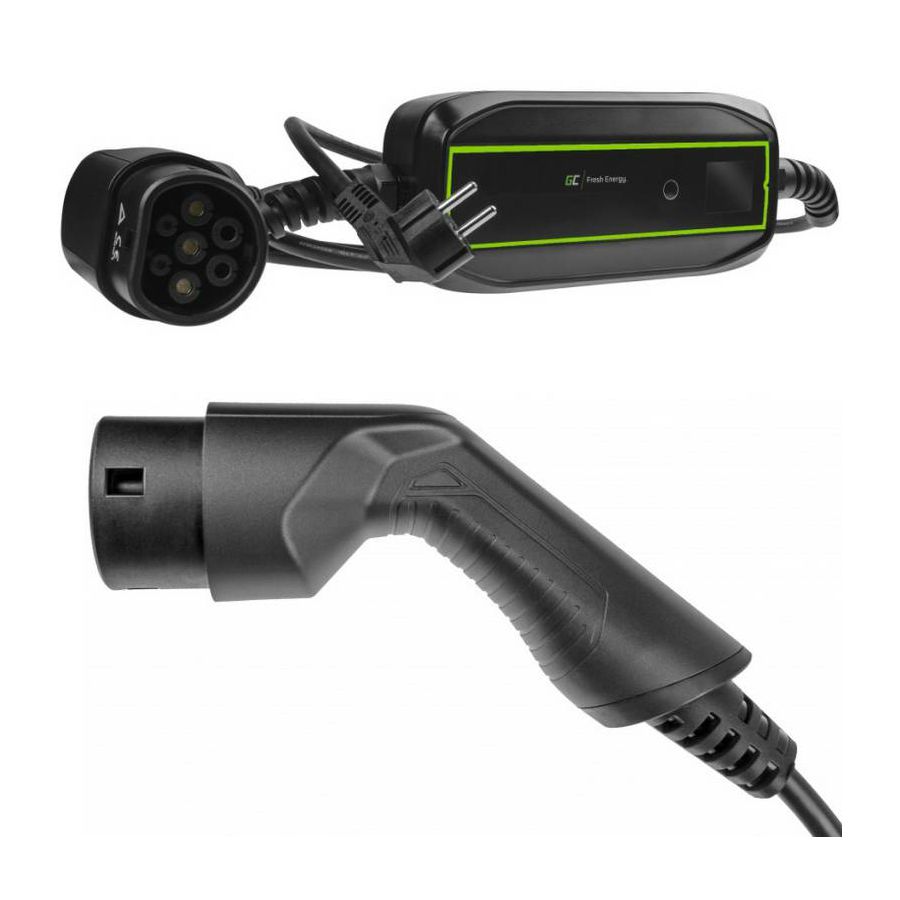 Punjač za EV Green Cell EV16 3.6kW, 10/16A Schuko Tip2 6,5m