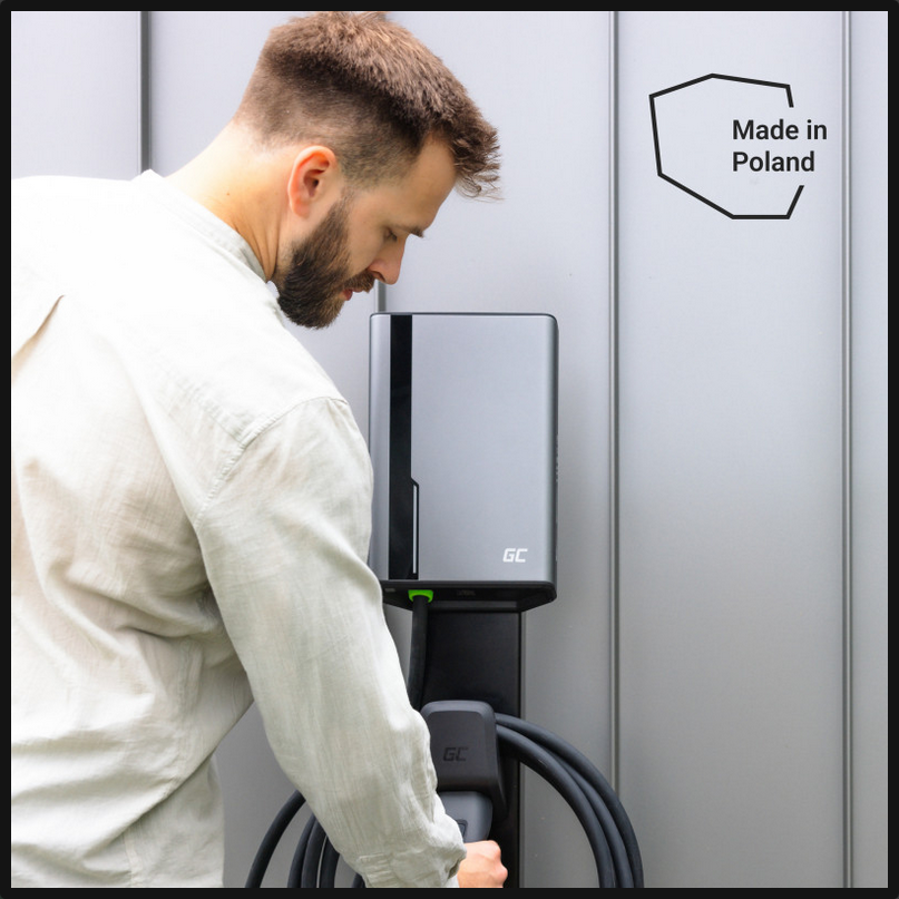 Punjač za EV Green Cell EVGC021A2250 HabuDen 22kW, 32A Tip2 5m WiFi RFID/NFC