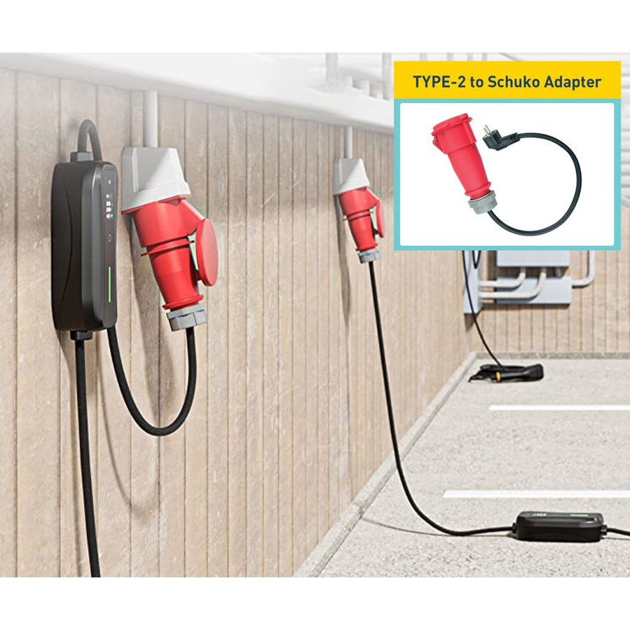 Punjač za EV Platinet PPC7M22 22kW, 32A, Tip2, 7m