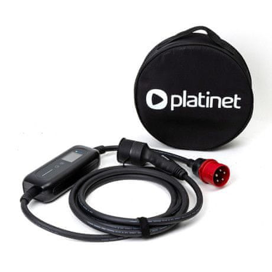 Punjač za EV Platinet PPCW5M11 11kW, 16A, Tip2, 5m, WiFi, BT