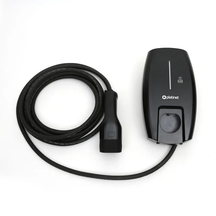 Punjač za EV Platinet PWB11KWS 11kW, 16A, Tip2, 7m, WiFi, 5xRFIDcard