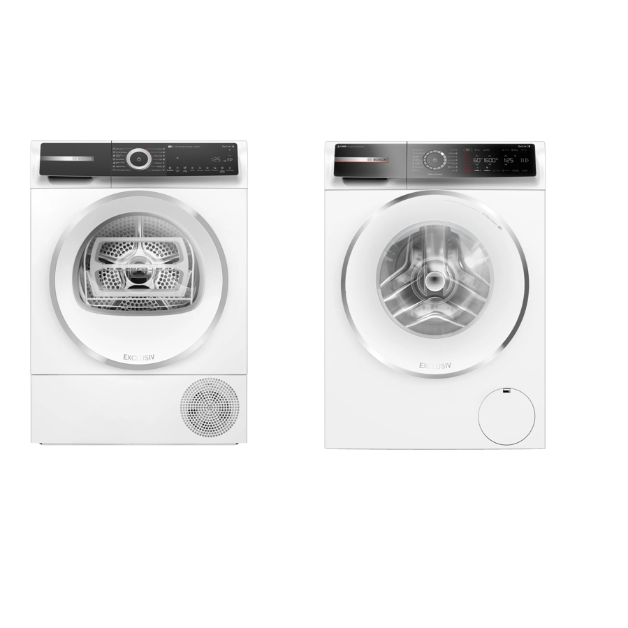 Set Bosch perilica + sušilica WGB256A2BY + WQH245B2BY iDos WiFi