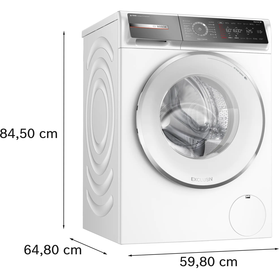 Set Bosch perilica + sušilica WGB256A2BY + WQH245B2BY iDos WiFi