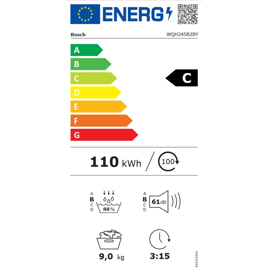 Set Bosch perilica + sušilica WGB256A2BY + WQH245B2BY iDos WiFi