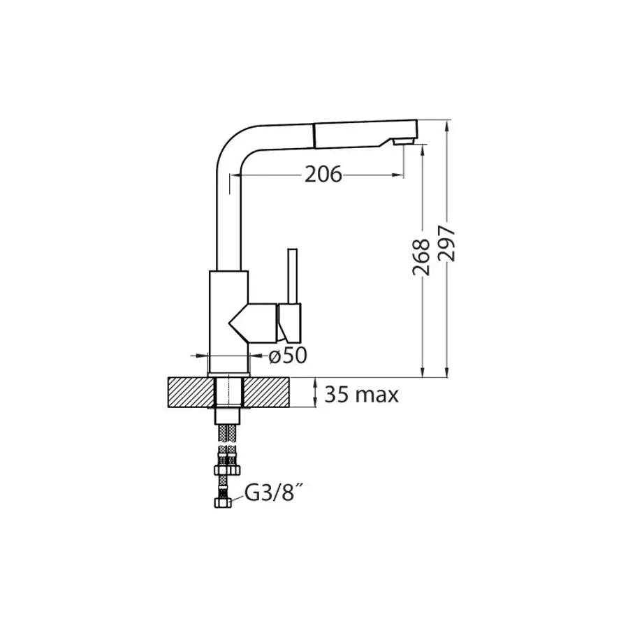 Slavina Alveus SIROS-P VT carbon 1129048