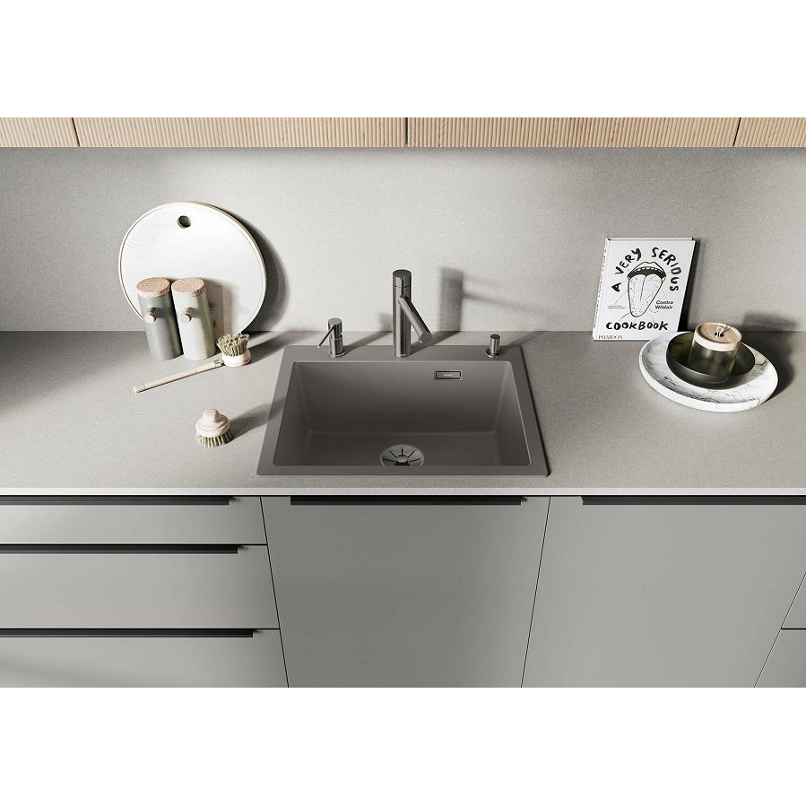 Slavina Blanco Alta-S II VT satin dark steel 527555