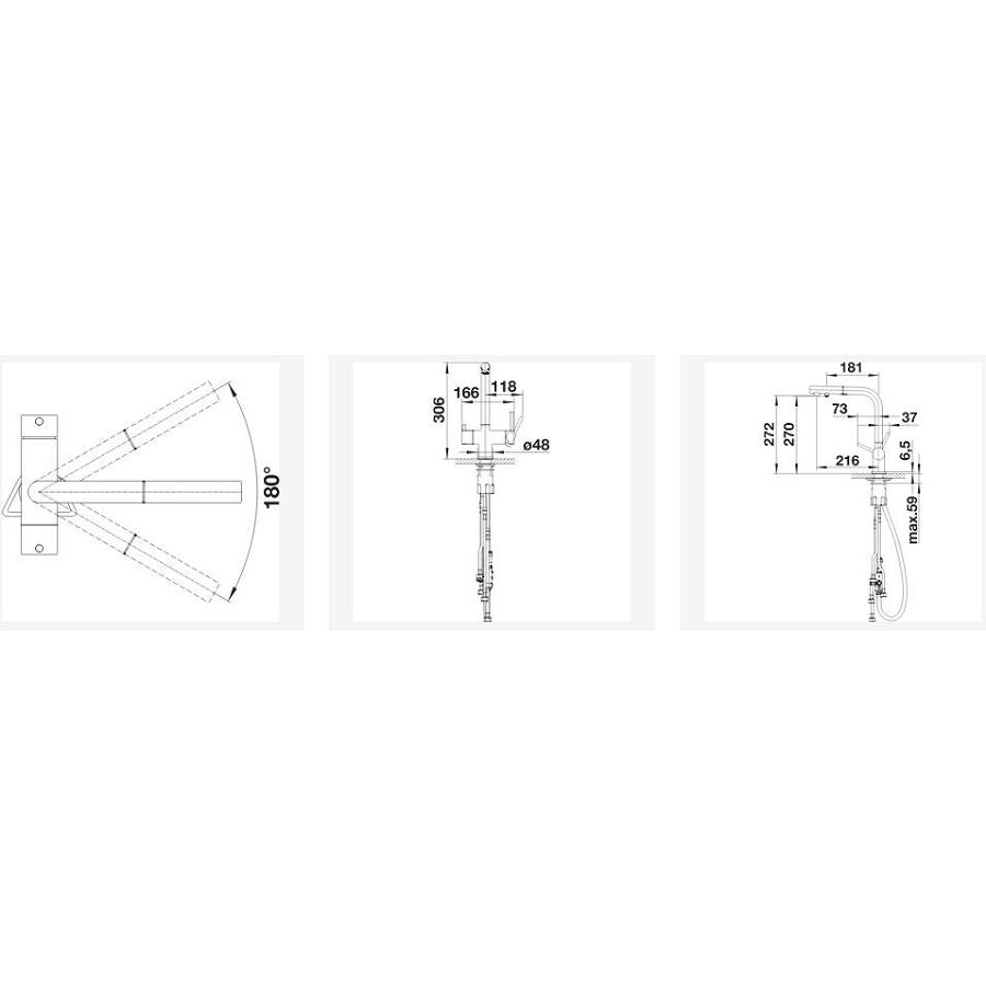Slavina Blanco Fontas-S II VT isključivo s filter funkcijom