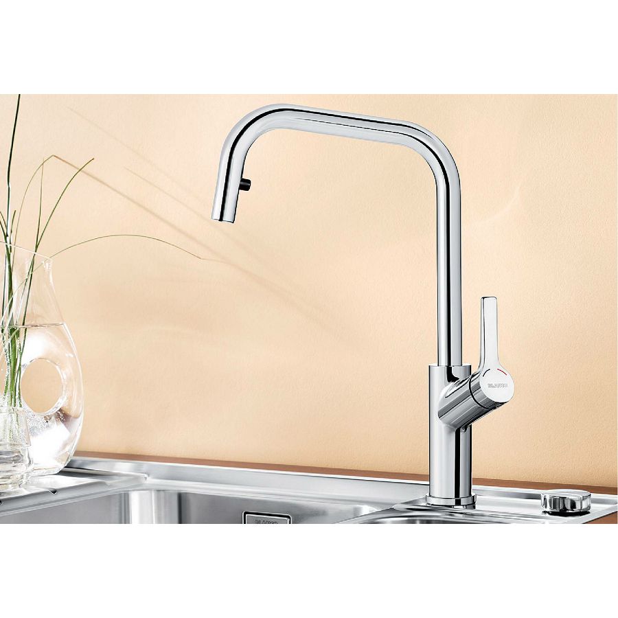 BLANCO JURENA Keukenkraan - Eengreeps Mengkraan Met 360° Draaibare Uitloop