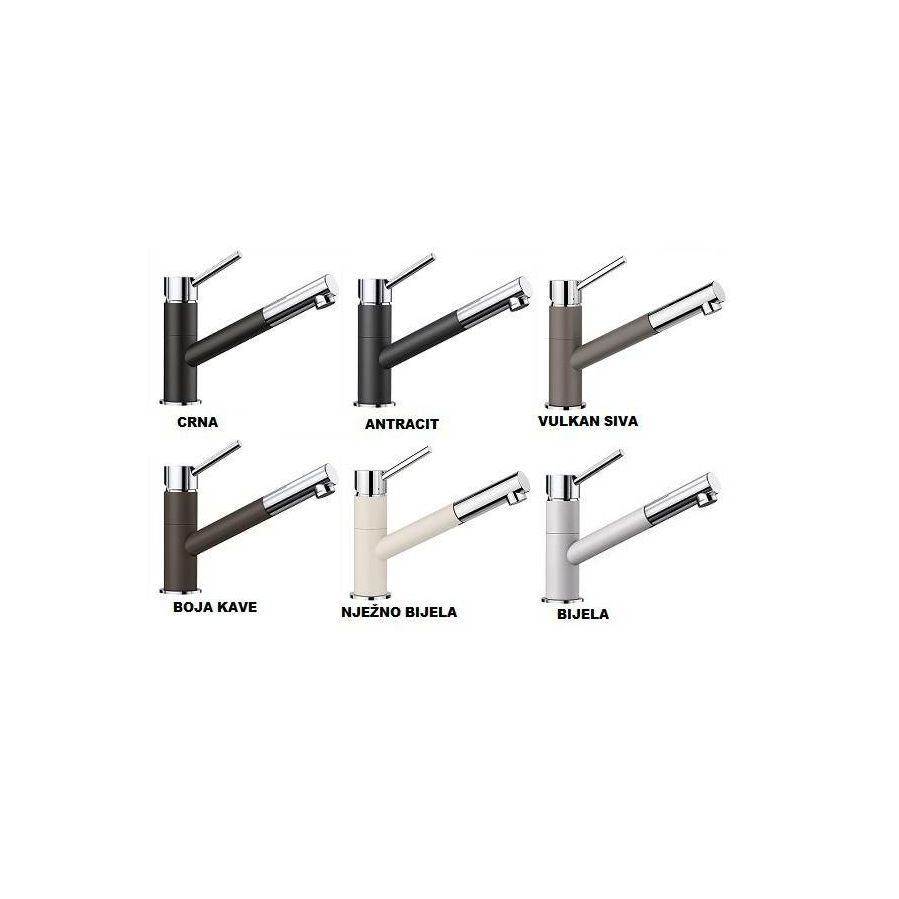 Slavina Blanco Kano-S NT crna/krom 527652