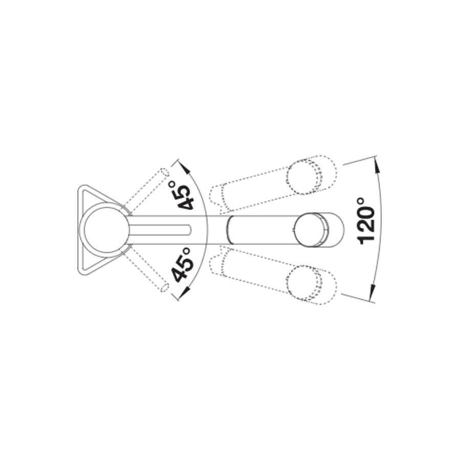 Slavina Blanco Kano-S VARIO VT krom 527961