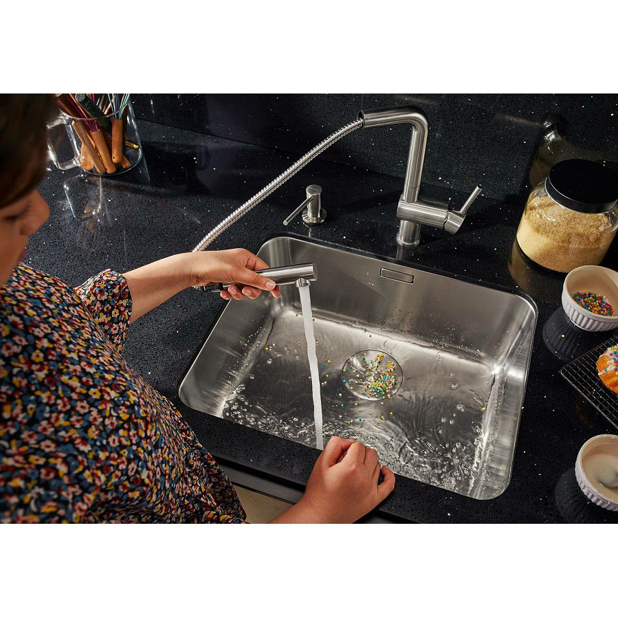 Slavina Blanco Linus-S PVD Steel VT 526242