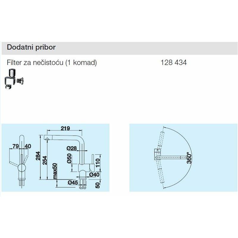 Slavina BLANCO LINUS VT Silgranit