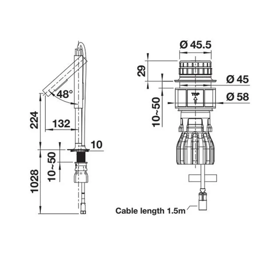 Slavina Blanco Luneoo-S VT satin zlatna 527974
